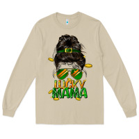 Mushroom lucky mama St. Patricks Day Long Sleeve Tee - FaDigitalArtStudio