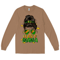 Toasted Coconut lucky mama St. Patricks Day Long Sleeve Tee - FaDigitalArtStudio