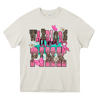 Cream warriors wear pink Heavy Core Tee - NancyCooperArtShop