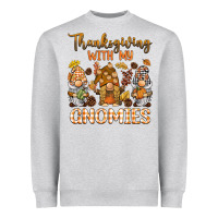 Thanksgiving With My  Gnomies Heavyweight Sweatshirt | Teevron