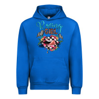 Cobalt racing girl Urban Hoodie - JahusDesignShop