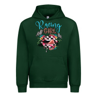 Forest Green racing girl Urban Hoodie - JahusDesignShop