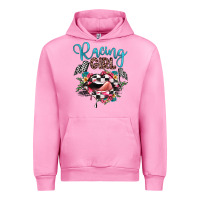 Fuchsia Pink racing girl Urban Hoodie - JahusDesignShop