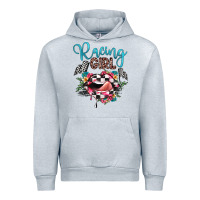 Heather Grey racing girl Urban Hoodie - JahusDesignShop