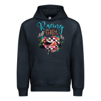 Navy racing girl Urban Hoodie - JahusDesignShop