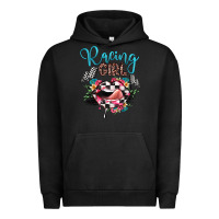 Pigment Black racing girl Urban Hoodie - JahusDesignShop