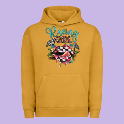 Racing Girl Urban Hoodie Designed By Jahusdesignshop