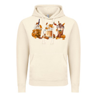 Vintage Artic Fall Coffees Vintage Hoodie - FaDigitalArtStudio