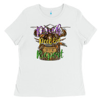 White pinch peel eat repeat Ladies Tee - CowGirlArtShop