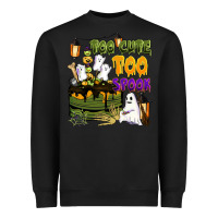 Black too cute too spook Heavyweight Sweatshirt - BarkalooDesign