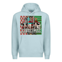 Blue Mist mooey Christmas Premium Hoodie - CowhideDigitalArt