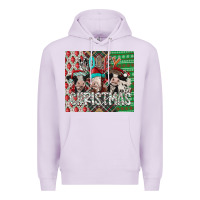 Lilac mooey Christmas Premium Hoodie - CowhideDigitalArt
