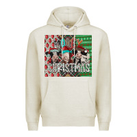 Oatmeal Heather mooey Christmas Premium Hoodie - CowhideDigitalArt