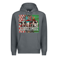 Rock mooey Christmas Premium Hoodie - CowhideDigitalArt