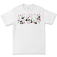 White cute panda Premium Tee - TumblerDesignByShophia