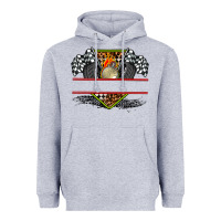 Heather Grey race flag and race equipment Heavyweight Hoodie - AdoDesignShop