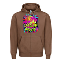 Chestnut vacay mode Zipper Hoodie - BarkalooDesign