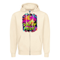 Sandshell vacay mode Zipper Hoodie - BarkalooDesign