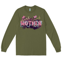 Army Green Most loved mother Mother's Day Long Sleeve Tee - FaDigitalArtStudio