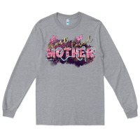 Heather Grey Most loved mother Mother's Day Long Sleeve Tee - FaDigitalArtStudio