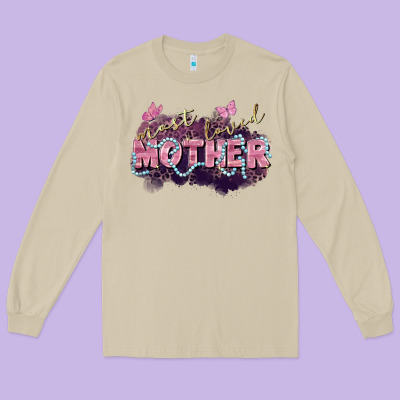 Most Loved Mother Mother's Day Long Sleeve Tee Designed By Fadigitalartstudio