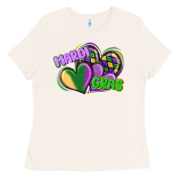 Bone mardi gras heart Ladies Tee - CowGirlArtShop
