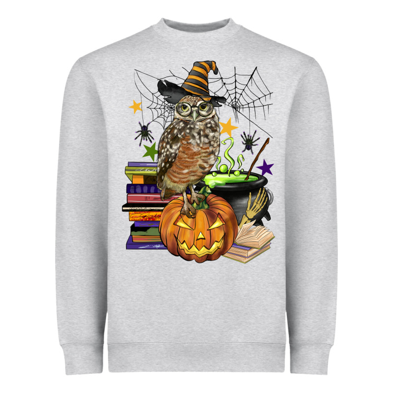 Halloween Owl Heavyweight Sweatshirt by BarkalooDesign | Teevron