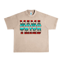 French Oak Mama Tried Serape Urban Heavy Tee - CowCowDesign