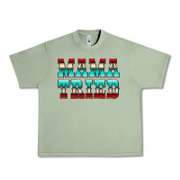 Oil Green Mama Tried Serape Urban Heavy Tee - CowCowDesign