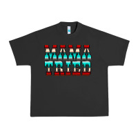 Pigment Black Mama Tried Serape Urban Heavy Tee - CowCowDesign