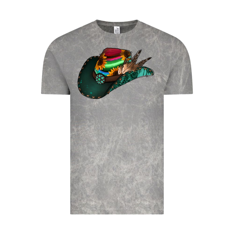Aztec Sunflower Cowboy Hat Vintage Tee by Jasminsmagicworld | Teevron