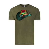Vintage Olive aztec sunflower cowboy hat Vintage Tee - Jasminsmagicworld