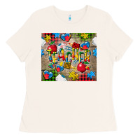Bone teacher autism Ladies Tee - CowGirlArtShop