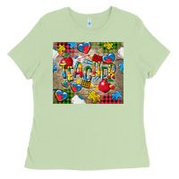 Matcha teacher autism Ladies Tee - CowGirlArtShop