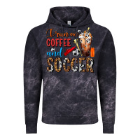 Cloud Black I Run On Coffee And Soccer Frappe Vintage Hoodie - FaDigitalArtStudio