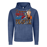 Vintage Denim I Run On Coffee And Soccer Frappe Vintage Hoodie - FaDigitalArtStudio