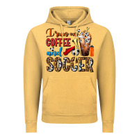 Vintage Mustard I Run On Coffee And Soccer Frappe Vintage Hoodie - FaDigitalArtStudio