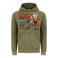 Vintage Olive I Run On Coffee And Soccer Frappe Vintage Hoodie - FaDigitalArtStudio