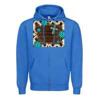 True Royal gemstone cross mousepad Zipper Hoodie - BarkalooDesign