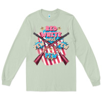 Matcha Red white and pew pew pew Long Sleeve Tee - FaDigitalArtStudio