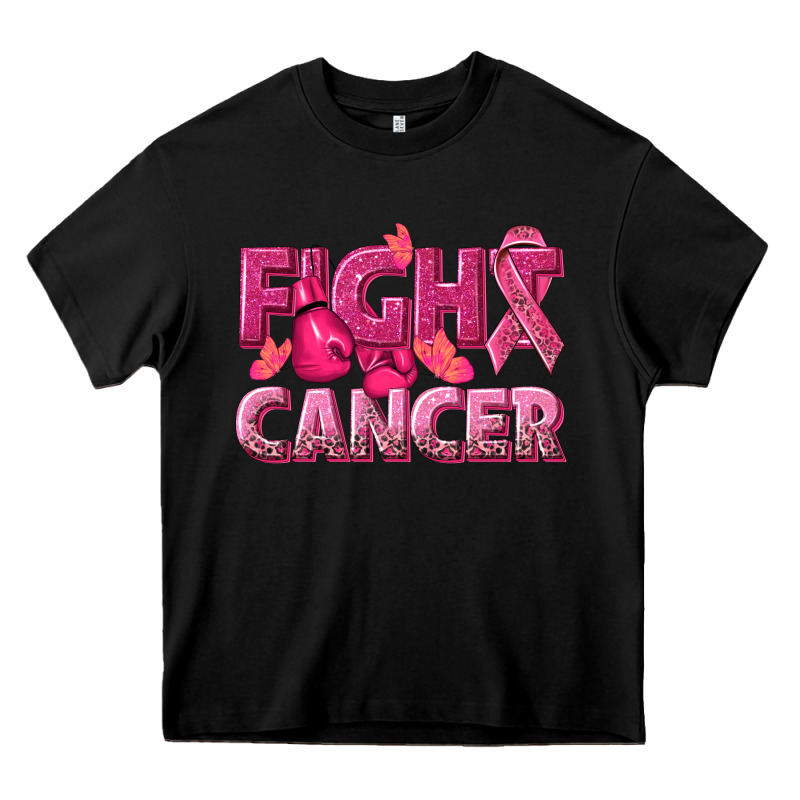 Fight Cancer Heavy Core Tee by NancyCooperArtShop | Teevron