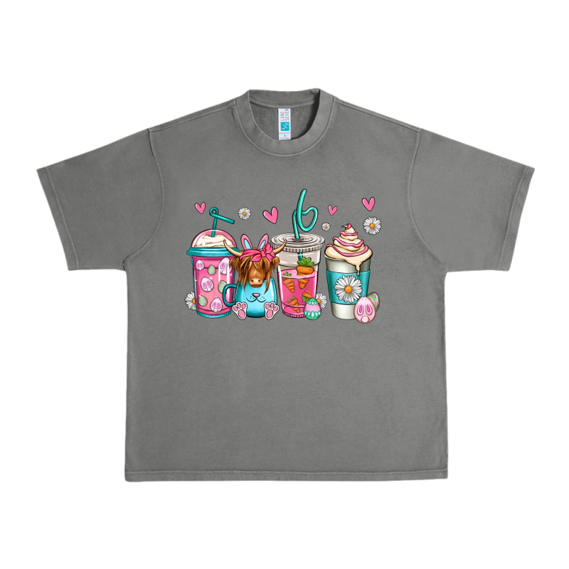 Easter Longhaired Cow Coffee Cups Urban Heavy Tee by Jasminsmagicworld | Teevron