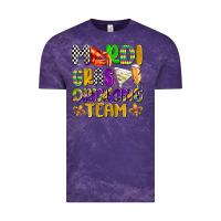 Cloud Purple mardi gras drinking team with glasses olivia Vintage Tee - OliviaCreatesArt