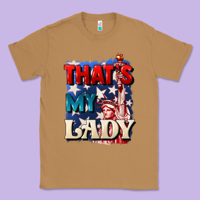 Thats My Lady 4th Of July Classic Tee Designed By Cowgirlartshop