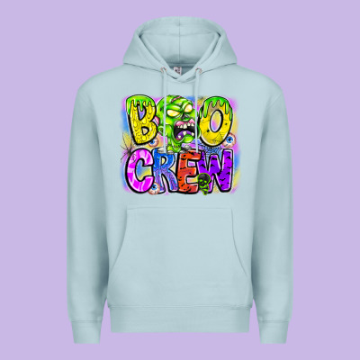 Boo Crew Premium Hoodie Designed By Cowhidedigitalart
