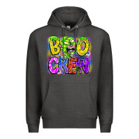 Charcoal Heather boo crew Premium Hoodie - CowhideDigitalArt