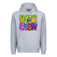 Heather Grey boo crew Premium Hoodie - CowhideDigitalArt