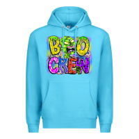 Ocean Blue boo crew Premium Hoodie - CowhideDigitalArt