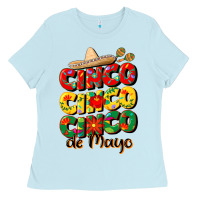 Cinco Cinco Cinco De Mayo Ladies Tee | Teevron