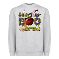 Heather Grey teacher boo crew Heavyweight Sweatshirt - BarkalooDesign